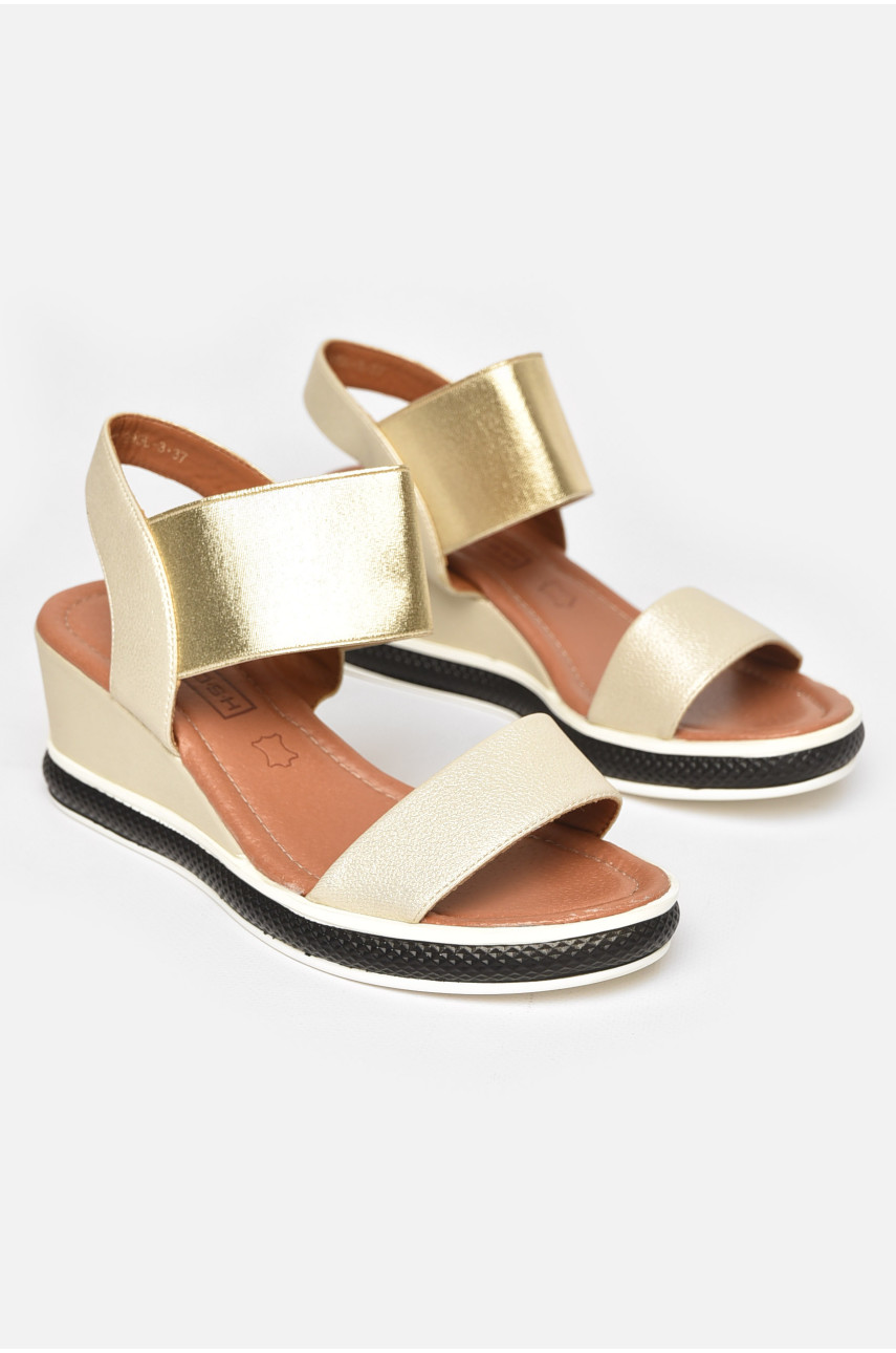 Босоножки женские бежевого цвета 995-L-3 211218