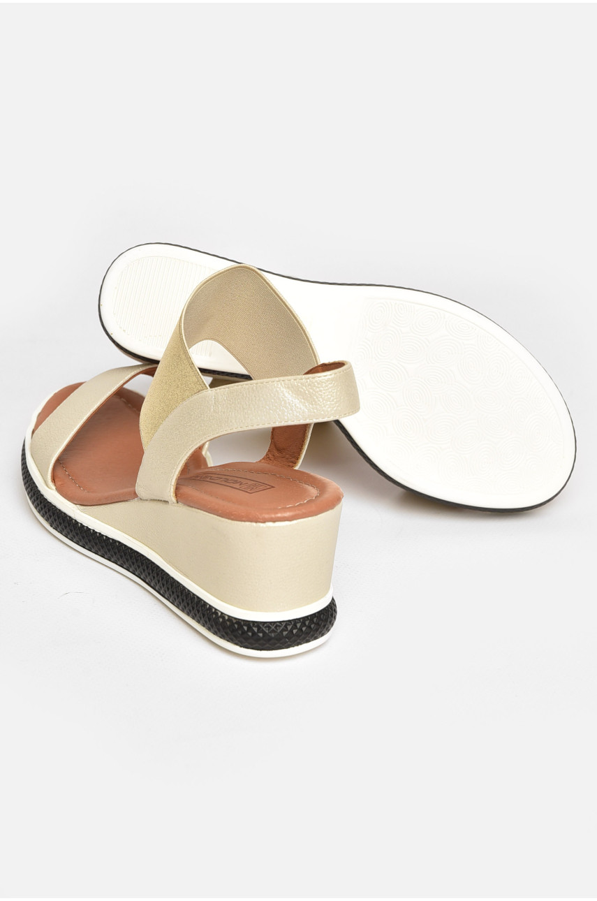 Босоножки женские бежевого цвета 995-L-3 211218 Босоножки женские бежевого цвета 995-L-3 211218