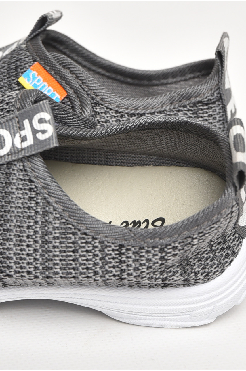 Кросівки дитячі сірого кольору 1314-4 211227