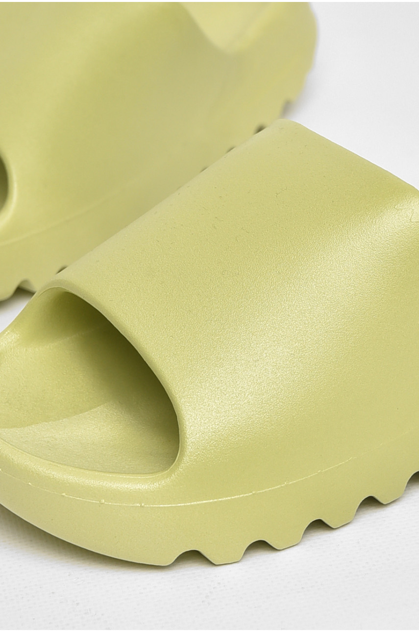 Шлепанцы резиновые женские оливкового цвета 9017-7 211241 Шлепанцы резиновые женские оливкового цвета 9017-7 211241