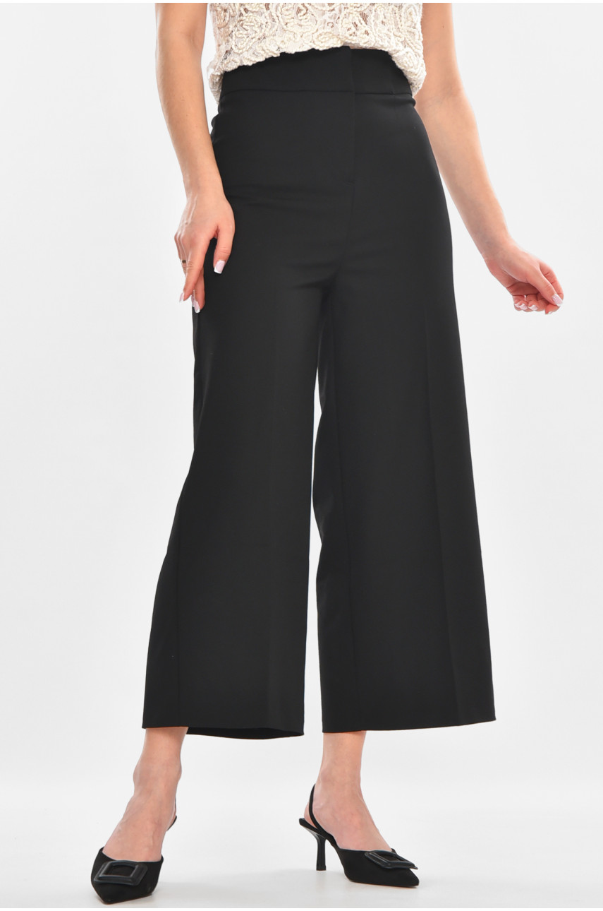 Брюки женские однотонные черного цвета 0090 211246