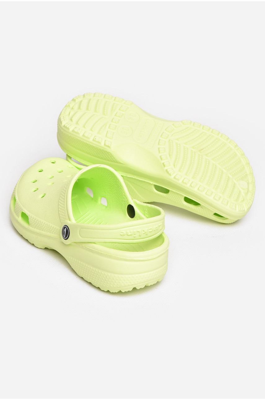 Крокси дитячі салатового кольору 3001-3 211248