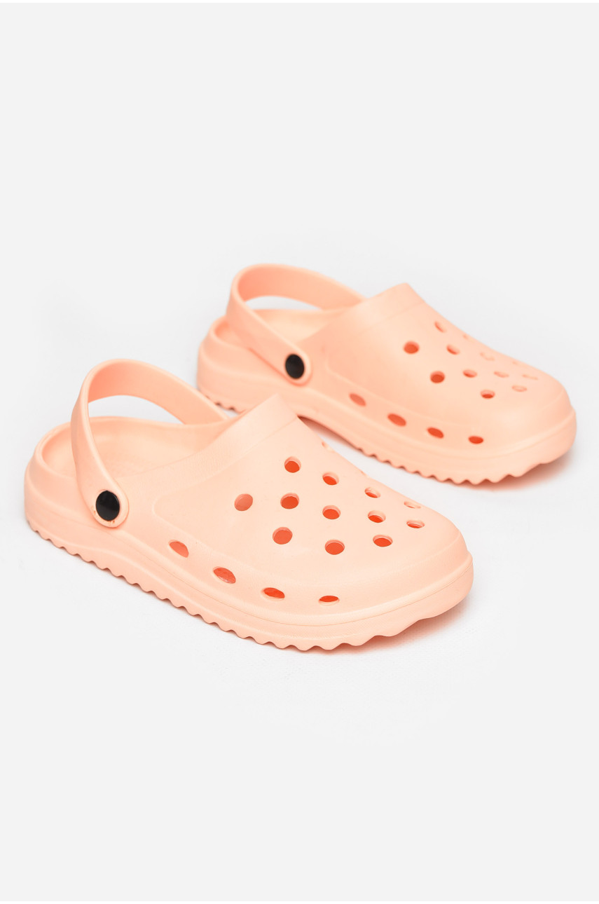 Кроксы женские светло-оранжевого цвета 5063-2 211249