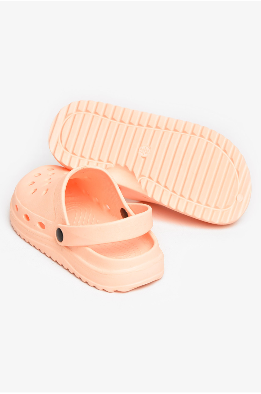 Кроксы женские светло-оранжевого цвета 5063-2 211249