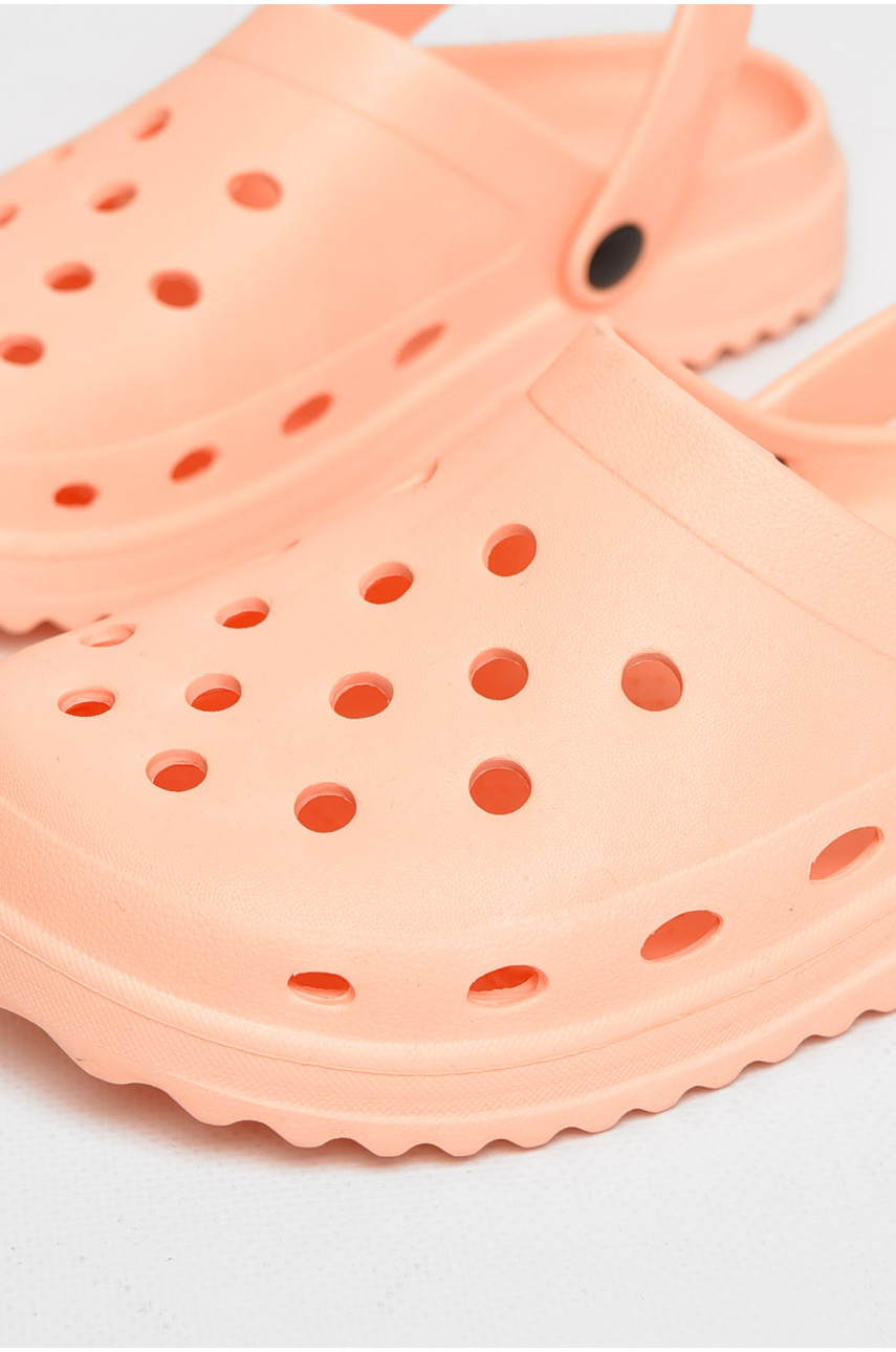 Кроксы женские светло-оранжевого цвета 5063-2 211249