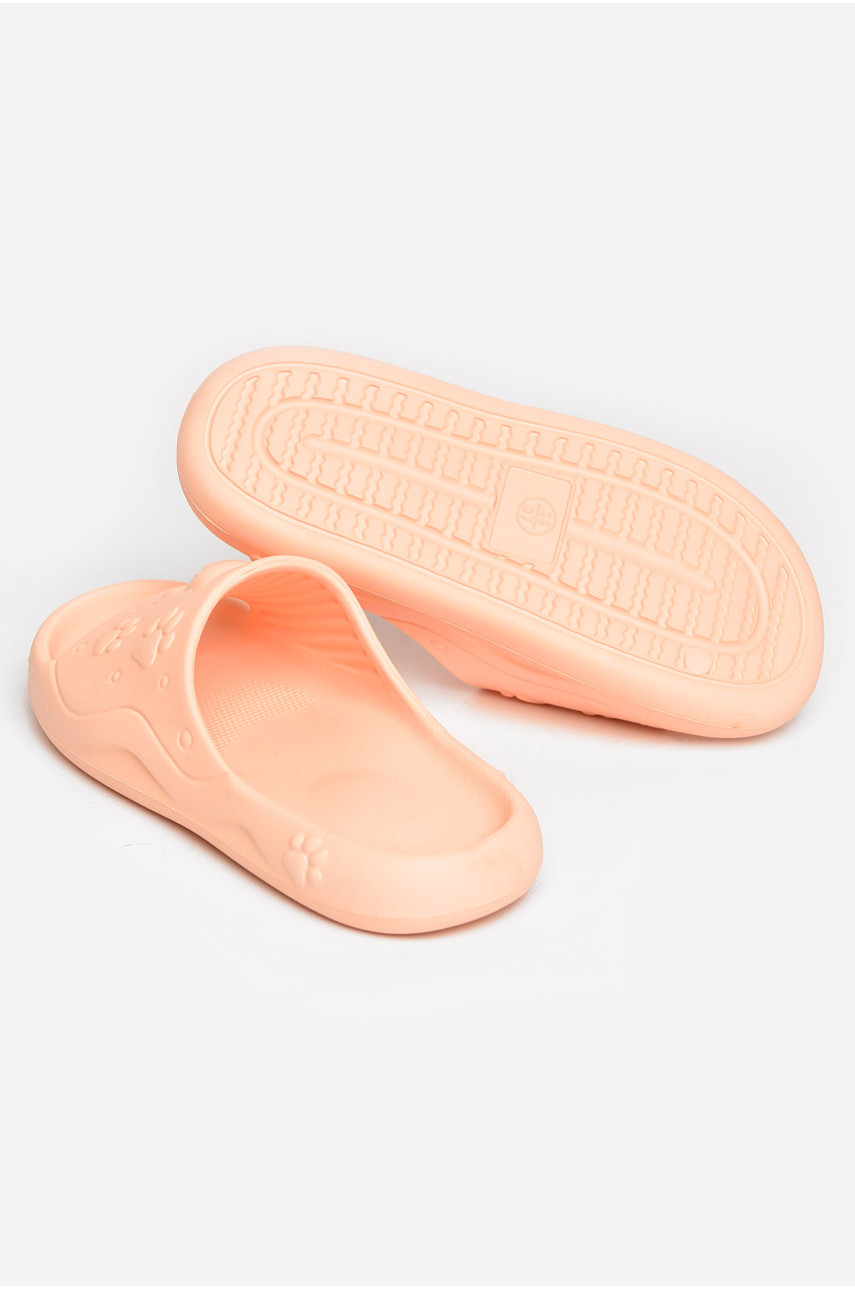 Шлепанцы пена женские светло-оранжевого цвета 5066-2 211251 Шлепанцы пена женские светло-оранжевого цвета 5066-2 211251