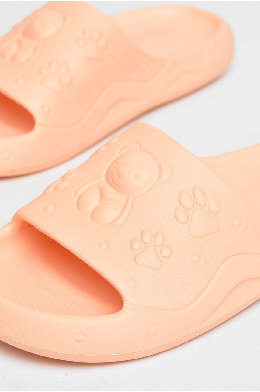 Шлепанцы пена женские светло-оранжевого цвета 5066-2 211251 Шлепанцы пена женские светло-оранжевого цвета 5066-2 211251