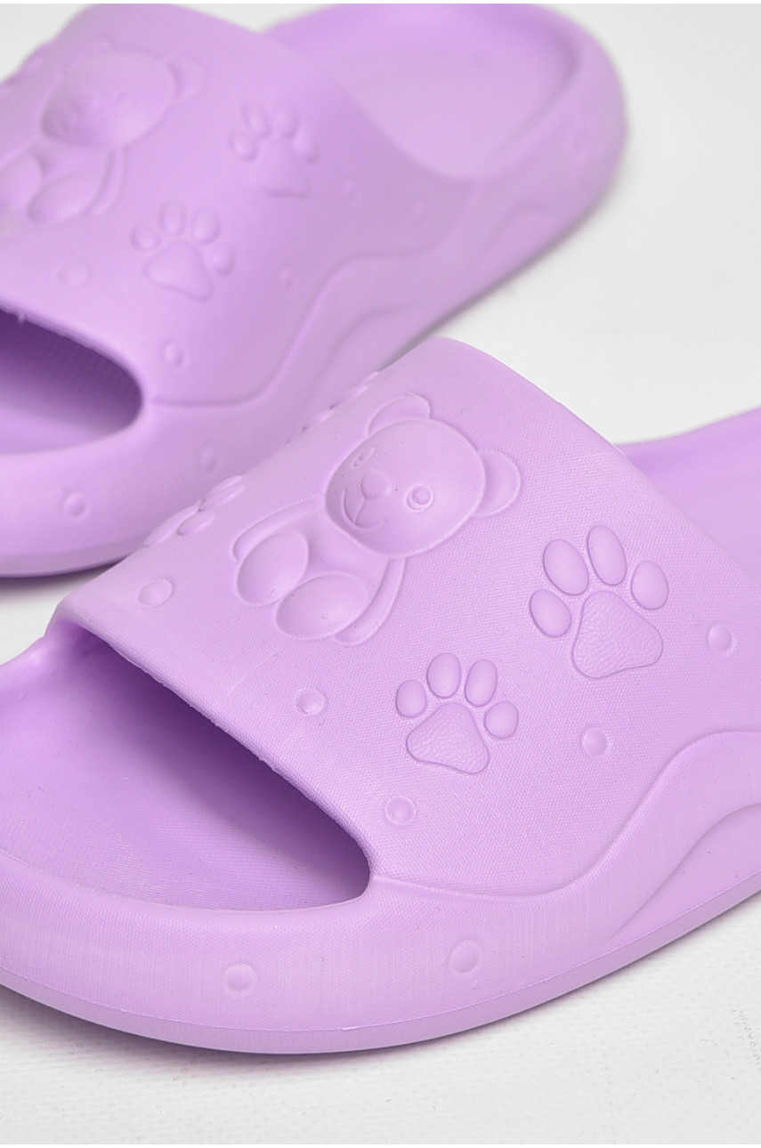 Шлепанцы пена женские сиреневого цвета 5066-2 211252 Шлепанцы пена женские сиреневого цвета 5066-2 211252