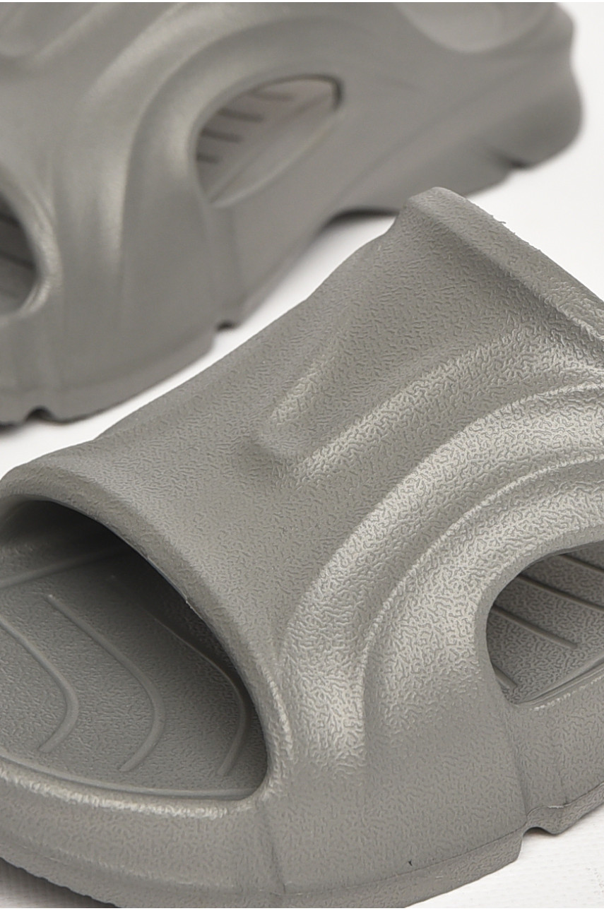 Шлепанцы пена женские серого цвета 5075-2 211253 Шлепанцы пена женские серого цвета 5075-2 211253