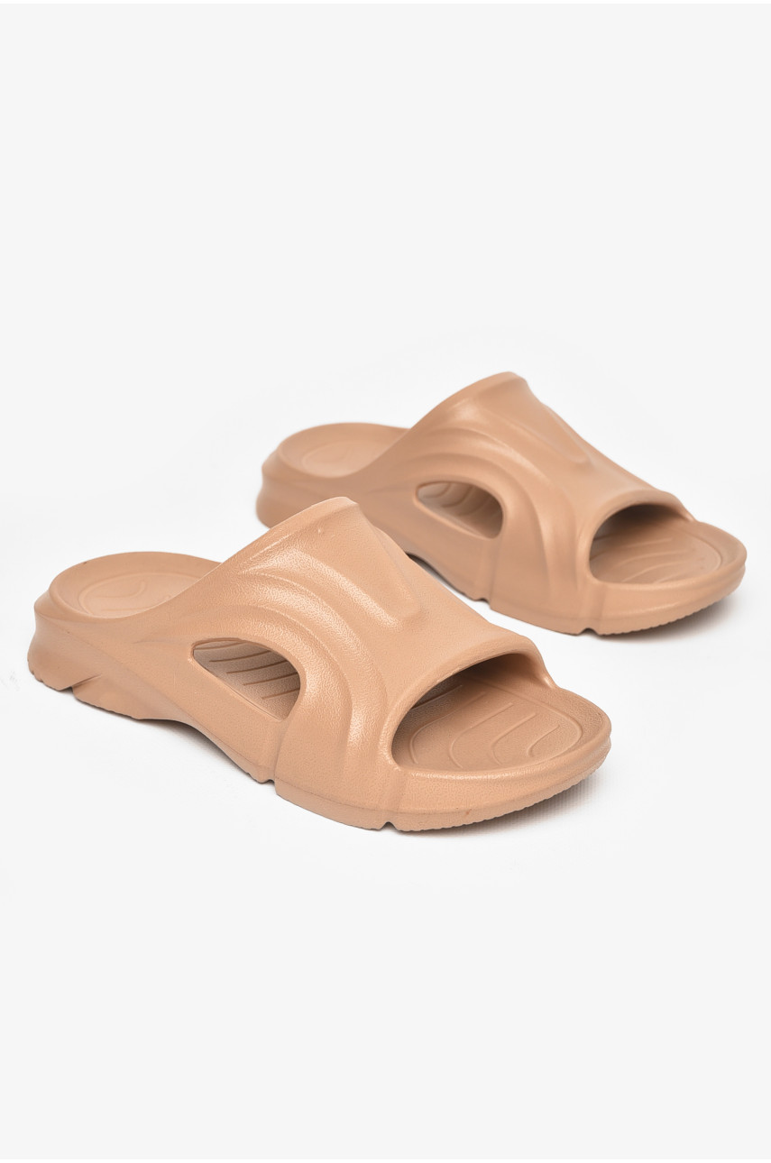 Шлепанцы пена женские коричневого цвета 5075-2 211255