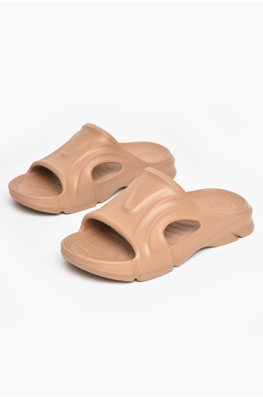 Шлепанцы пена женские коричневого цвета 5075-2 211255