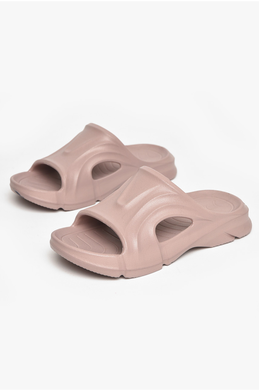 Шлепанцы пена женские цвета капучино 5075-2 211257