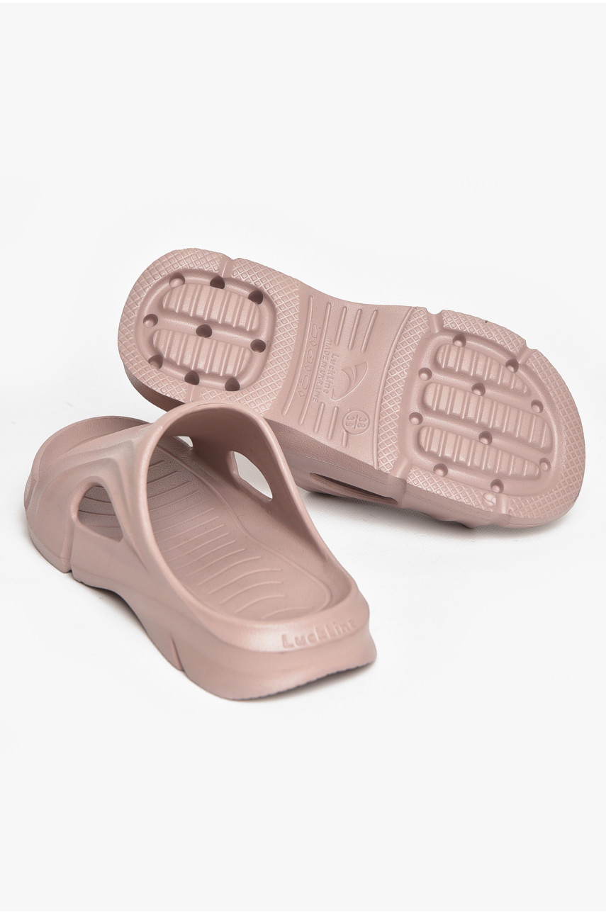 Шлепанцы пена женские цвета капучино 5075-2 211257 Шлепанцы пена женские цвета капучино 5075-2 211257