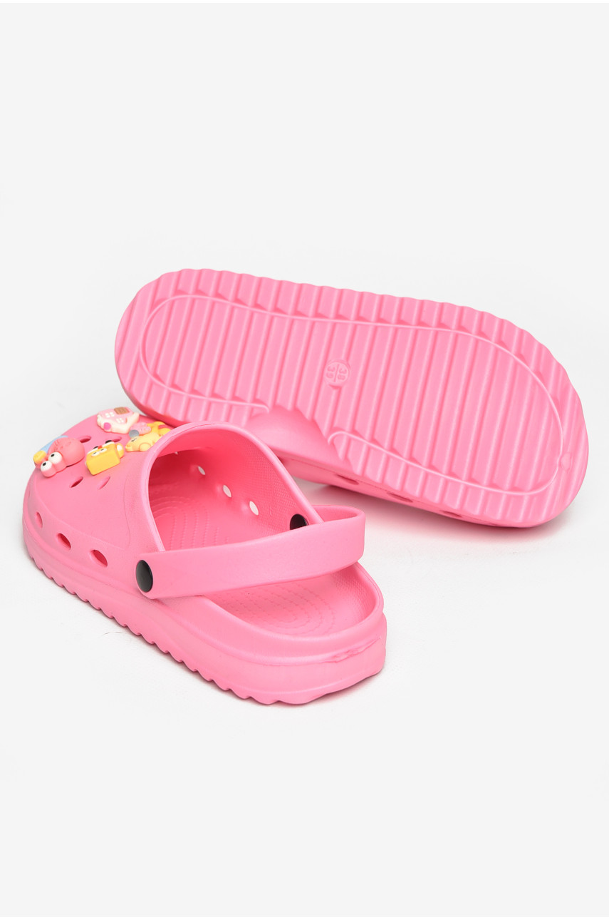 Кроксы женские розового цвета 5166-2 211261