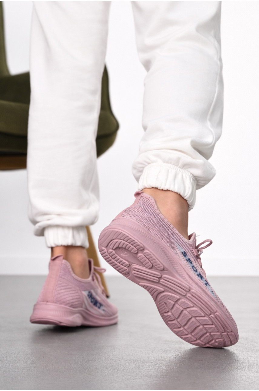 Кроссовки женские розового цвета м82-8 211288