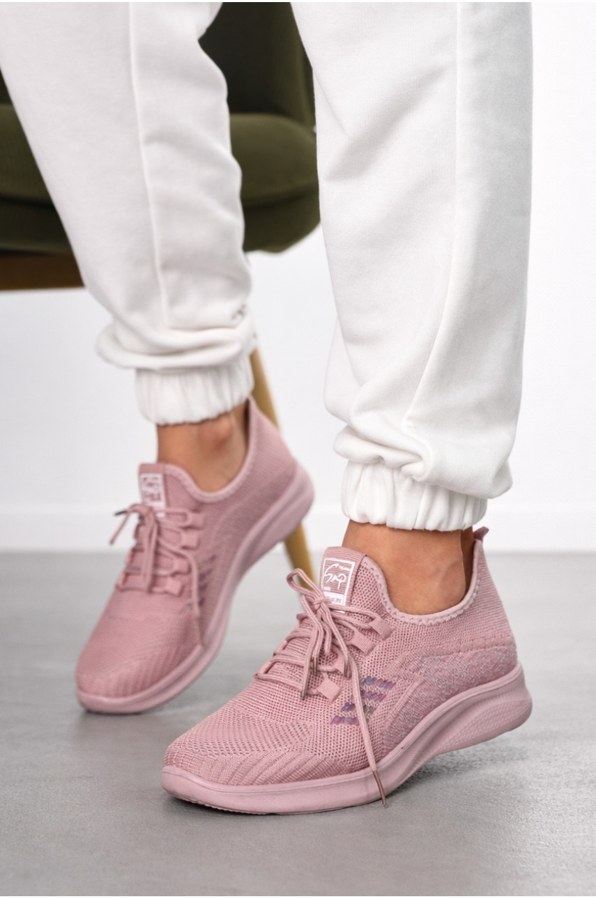 Кроссовки женские розового цвета м86-8 211289