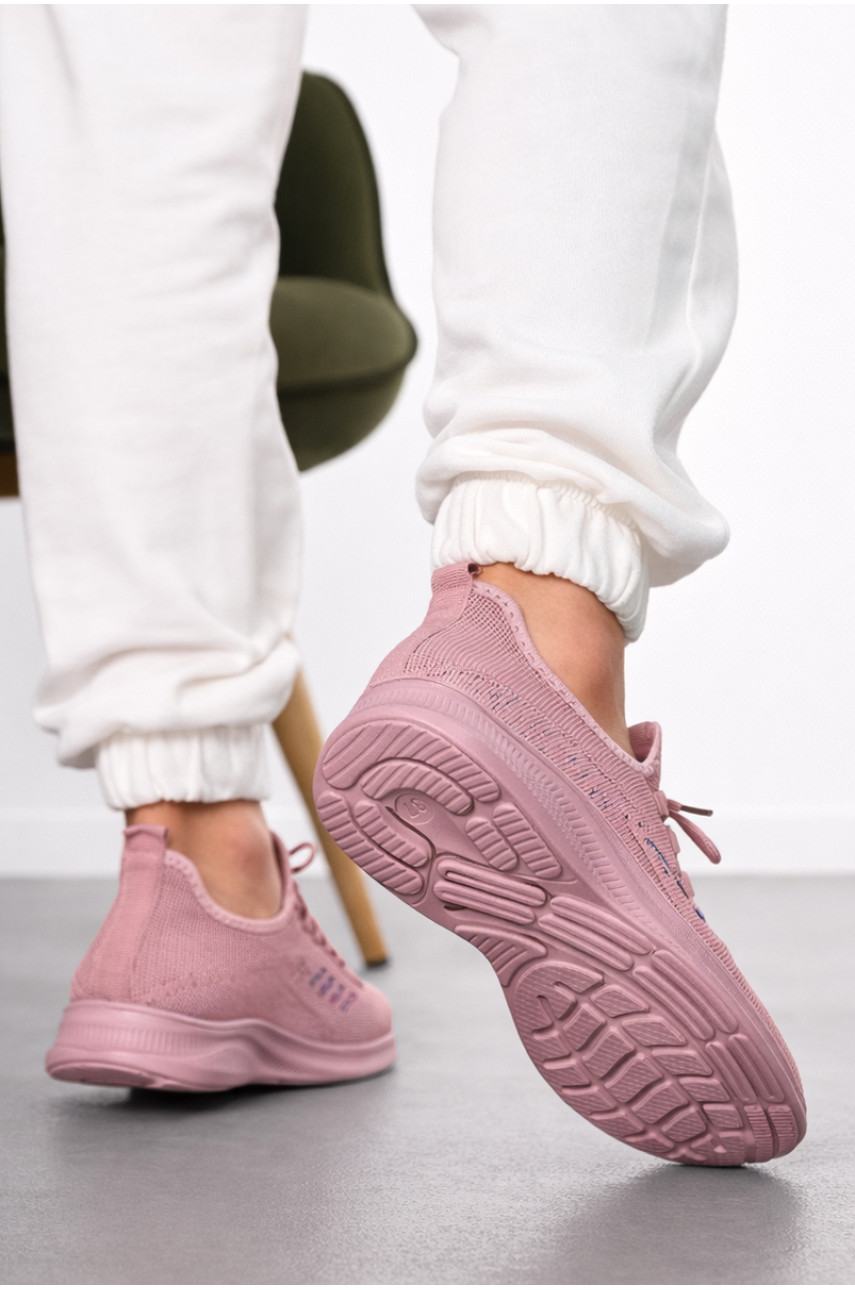 Кроссовки женские розового цвета м86-8 211289
