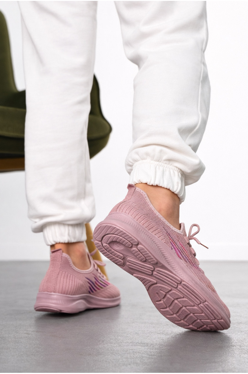 Кросівки жіночі рожевого кольору м88-8 211290
