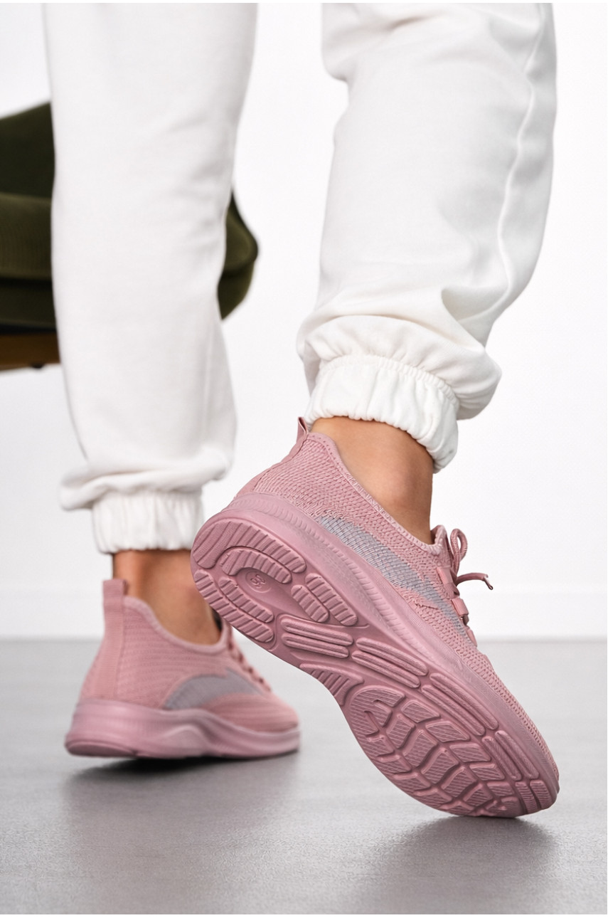 Кросівки жіночі рожевого кольору м85-8 211291
