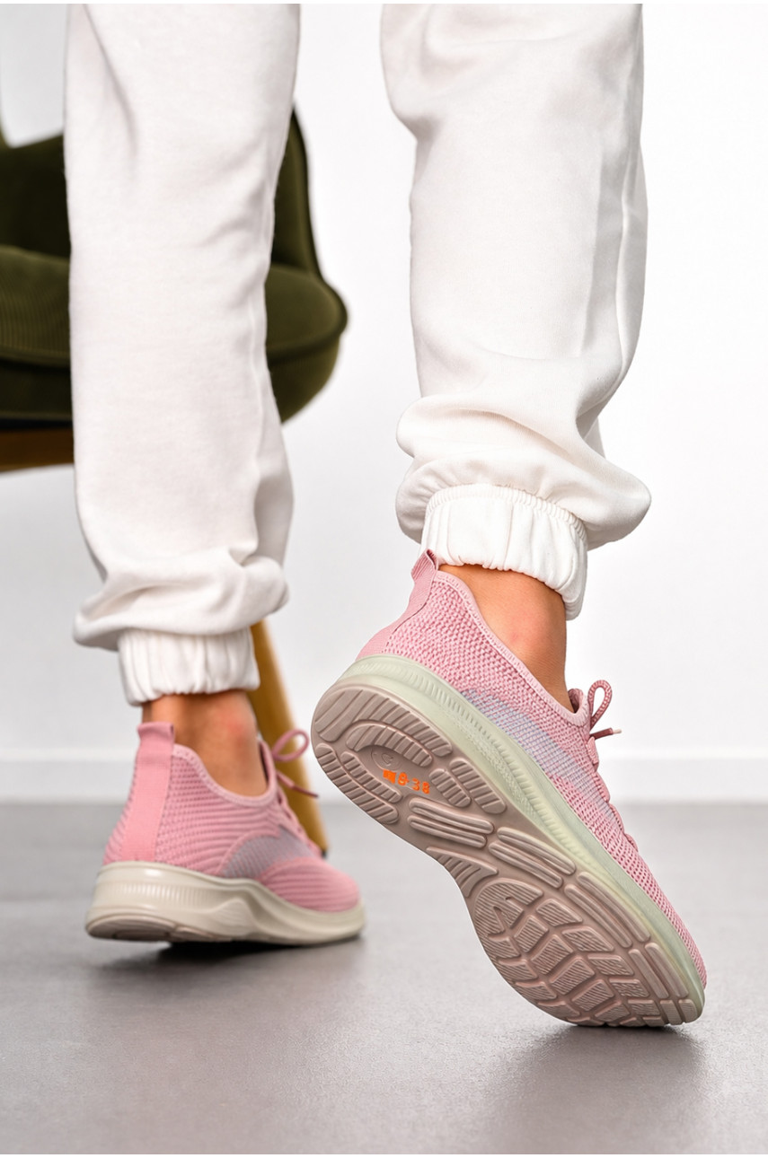 Кросівки жіночі рожевого кольору Уцінка м85-8 211292