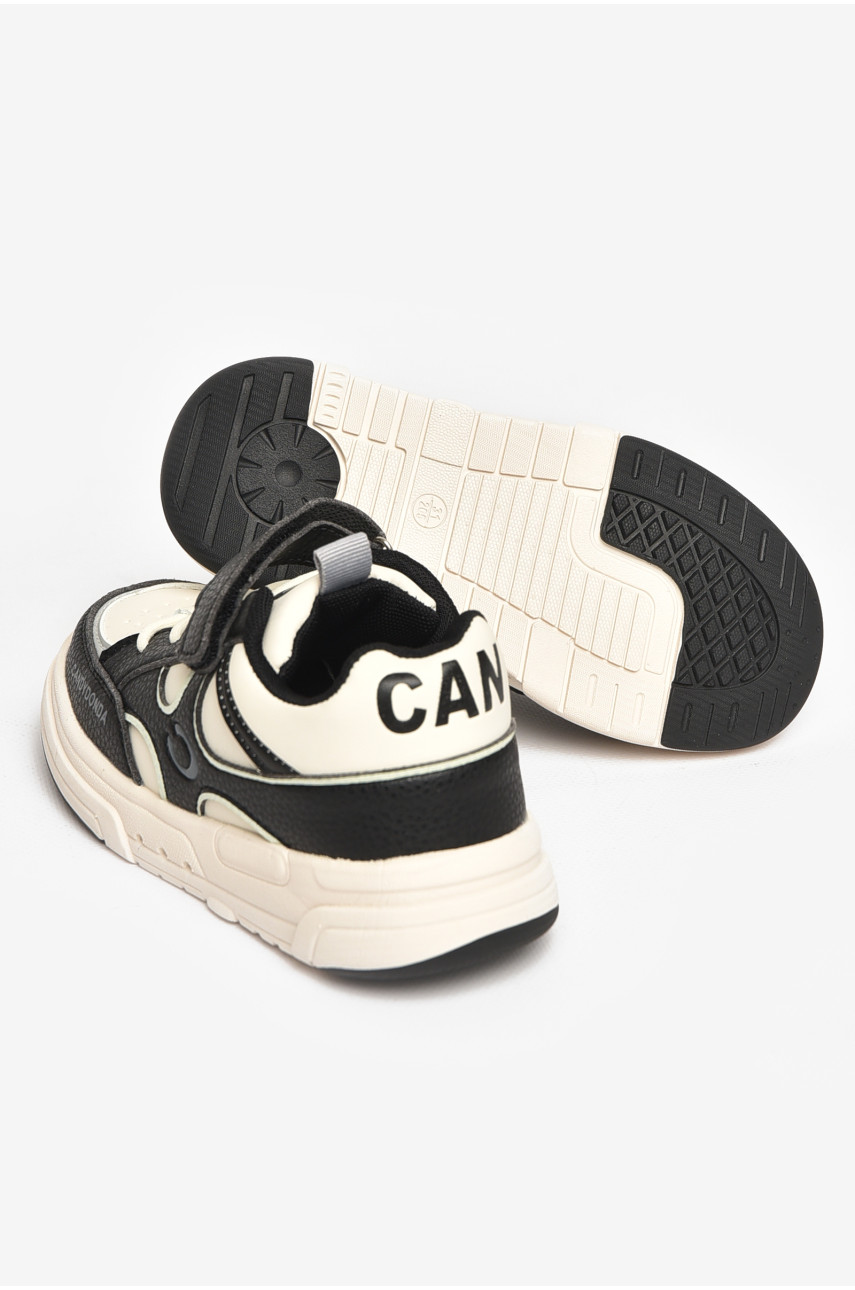 Кросівки дитячі молочного кольору на ліпучці А761-1 211352 Кросівки дитячі молочного кольору на ліпучці А761-1 211352