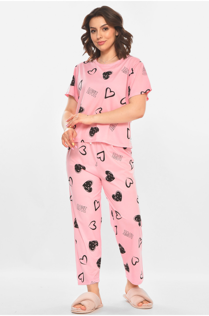 Піжама жіноча рожевого кольору 403 211361