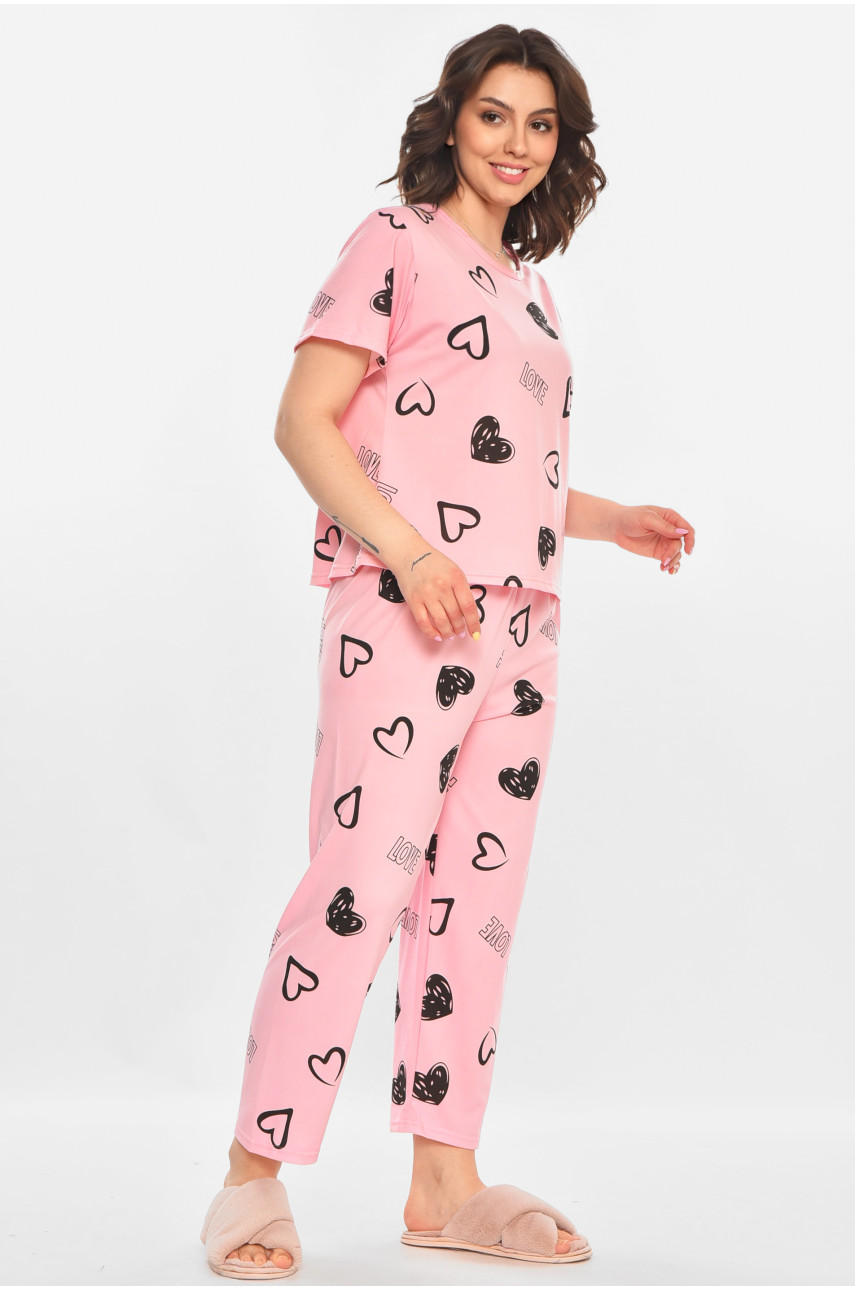 Піжама жіноча рожевого кольору 403 211361