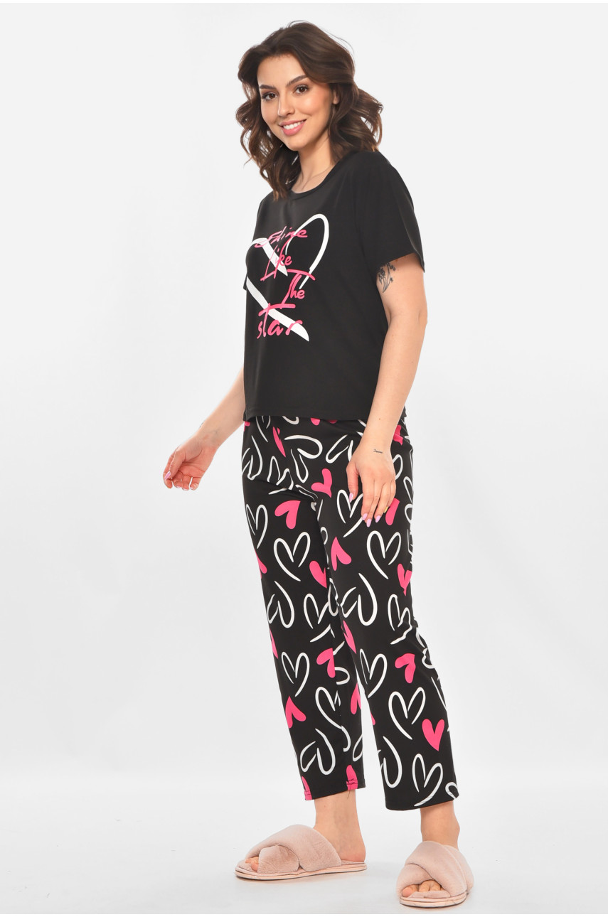 Пижама женская черного цвета 407 211370