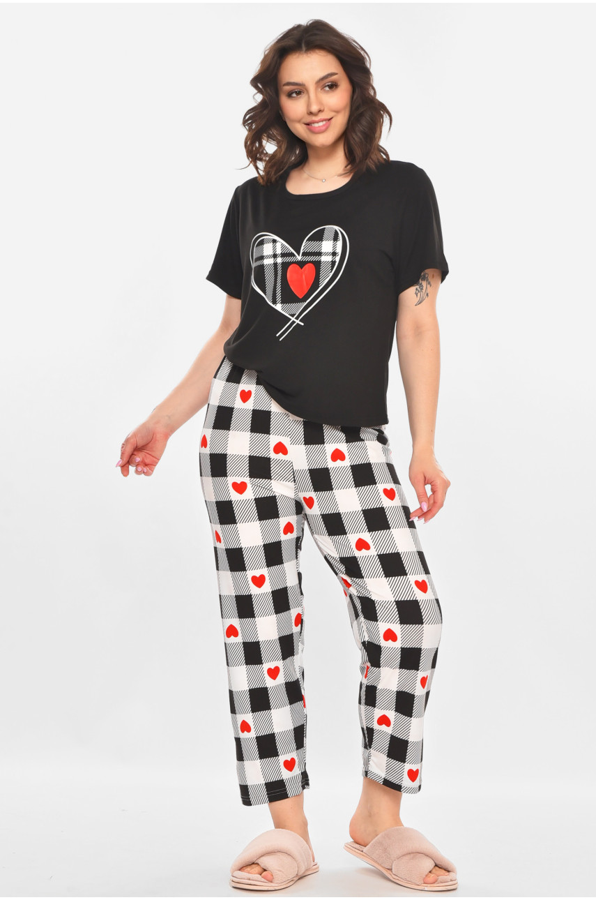 Пижама женская черного цвета 409 211375