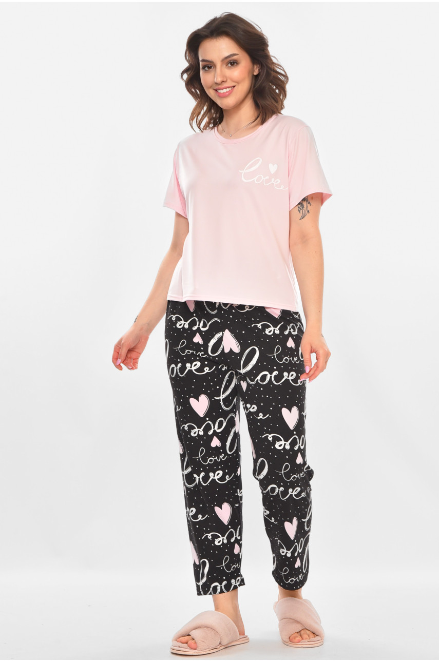 Пижама женская розового цвета 411 211376