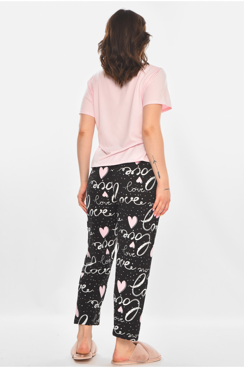 Пижама женская розового цвета 411 211376