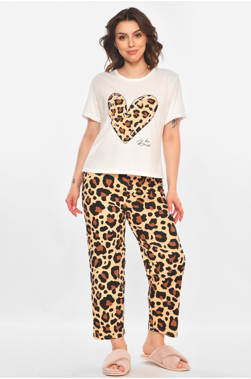 Піжама жіноча білого кольору 404 211377