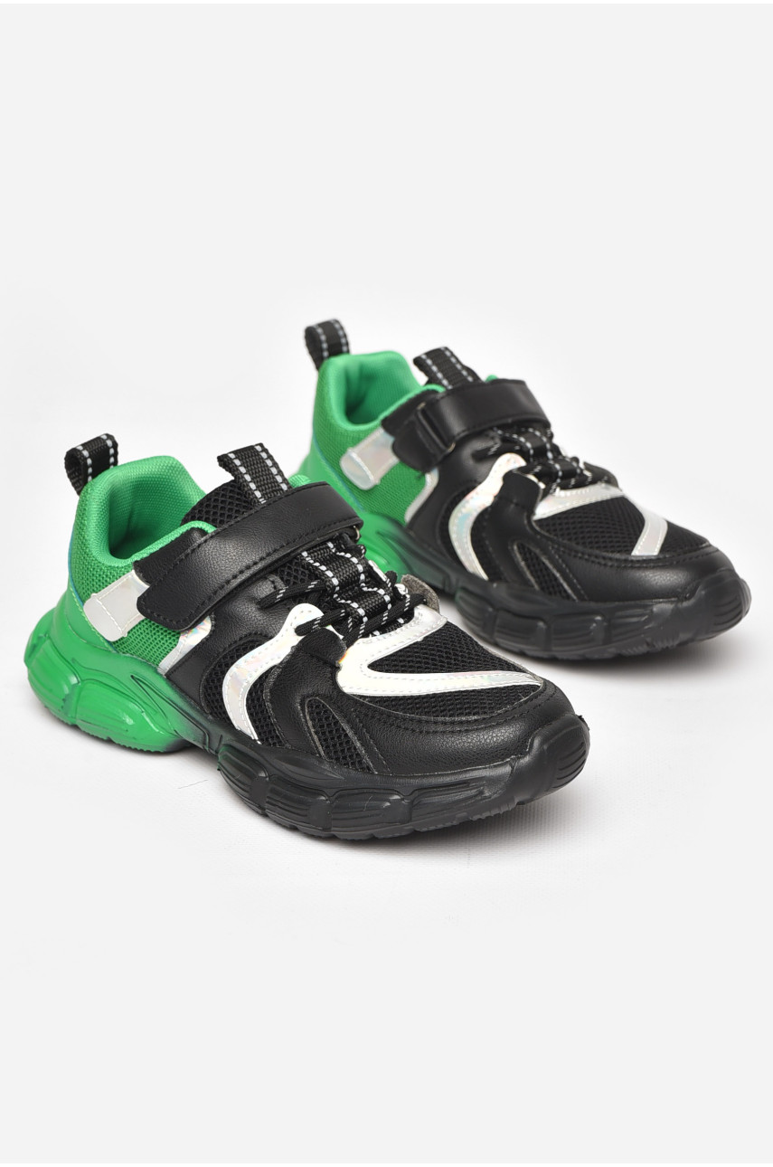 Кросівки підліток зеленого кольору С222 211384