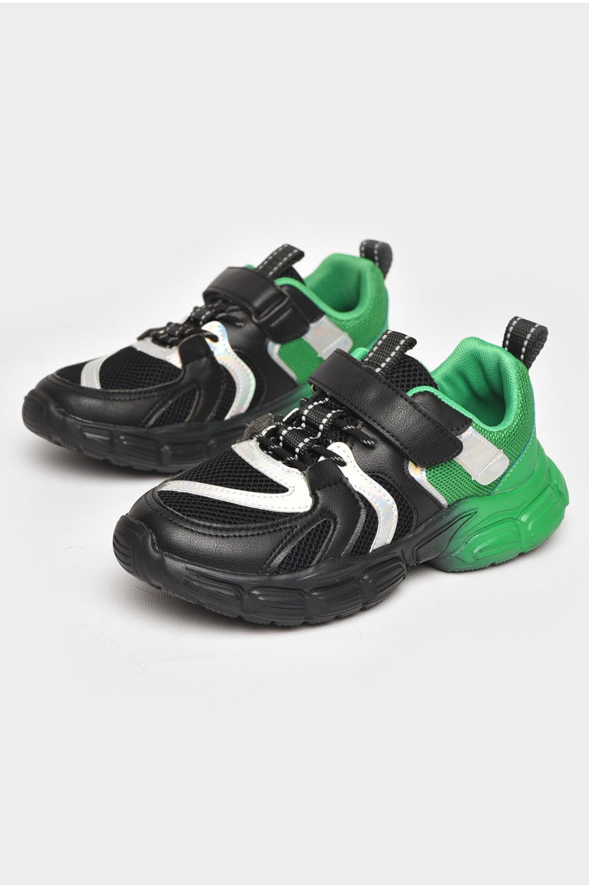 Кросівки підліток зеленого кольору С222 211384