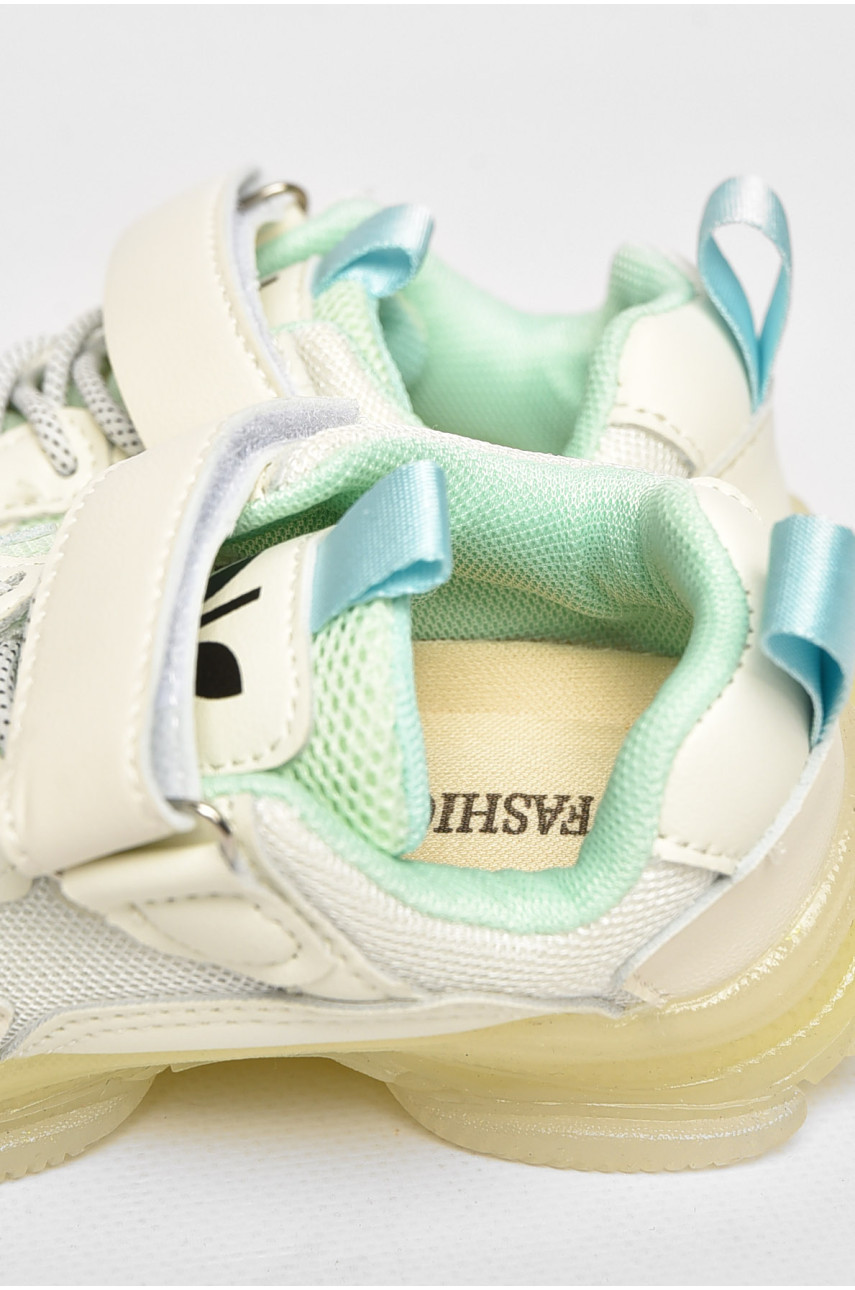 Кросівки дитячі молочного кольору А072-7 211386