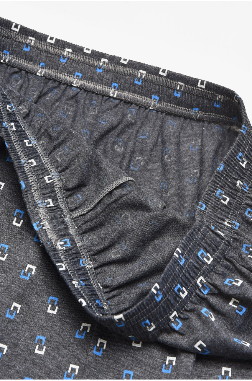 Трусы семейные мужские серого цвета 312 211411 Трусы семейные мужские серого цвета 312 211411