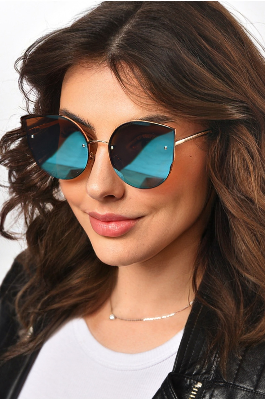 Очки женские золотого цвета 8357 211446