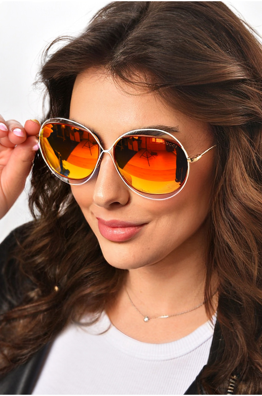 Очки женские золотого цвета 6201 211447