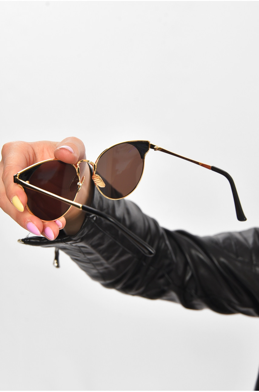 Очки женские золотого цвета 211460