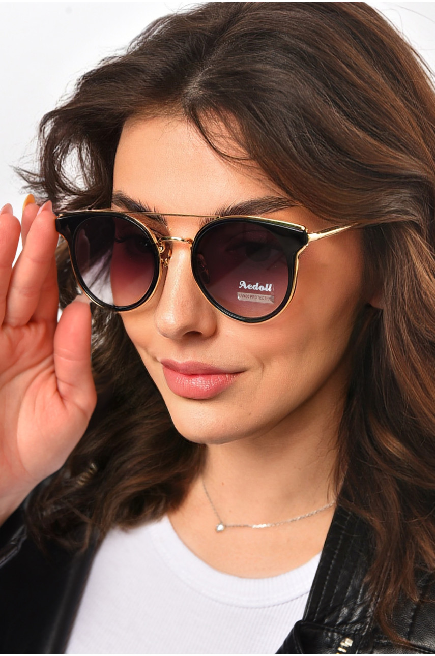 Очки женские золотого цвета 211462