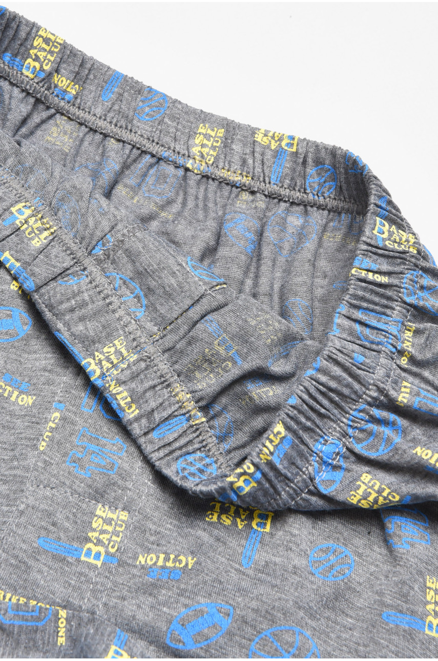 Трусы семейные мужские серого цвета 312 211471