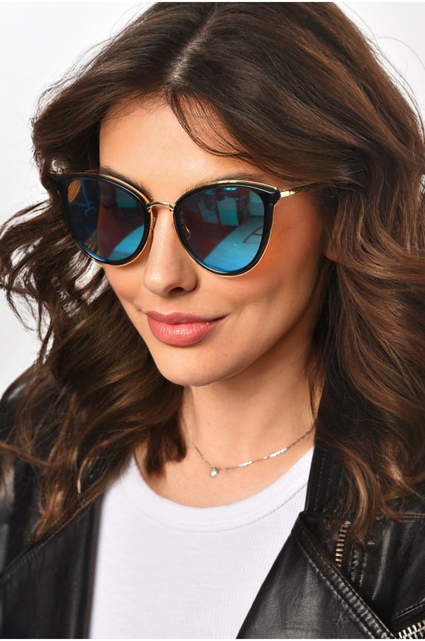 Очки женские золотого цвета 211477