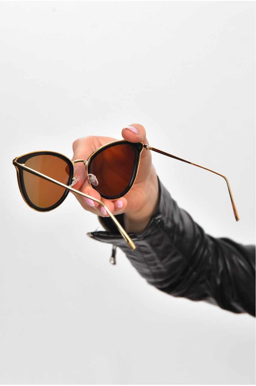 Очки женские золотого цвета 211477