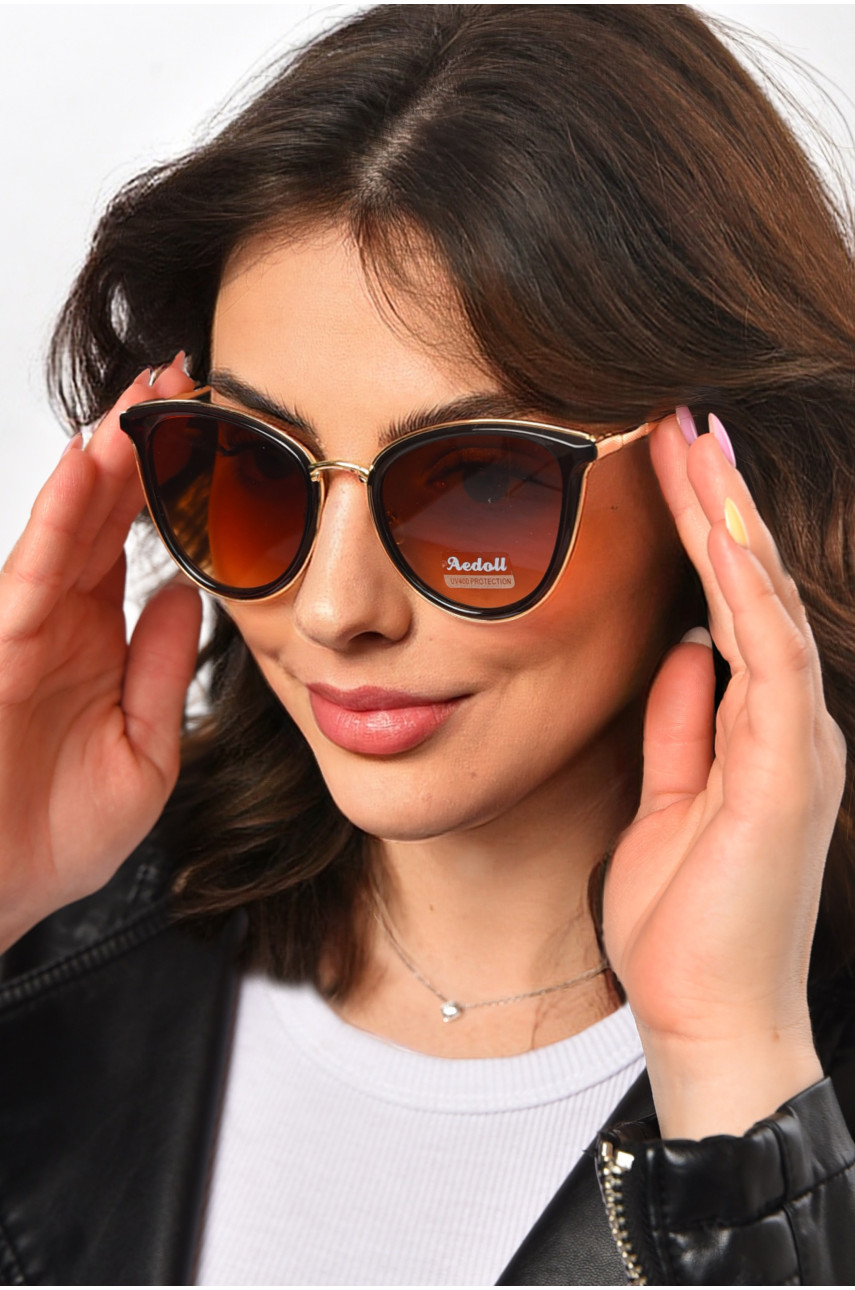 Очки женские золотого цвета 211478