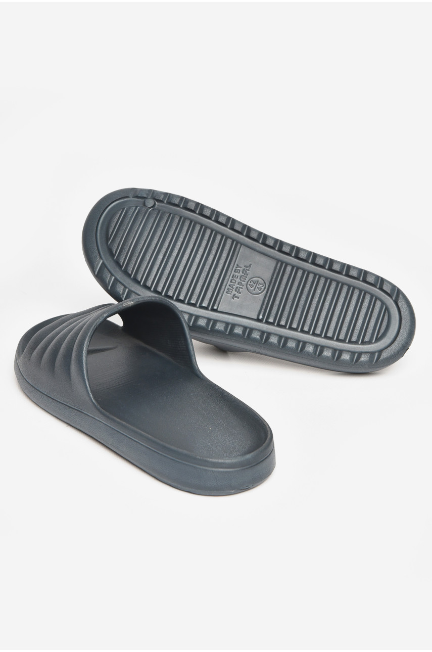 Шлепки пена мужские синего цвета 408 211497 Шлепки пена мужские синего цвета 408 211497