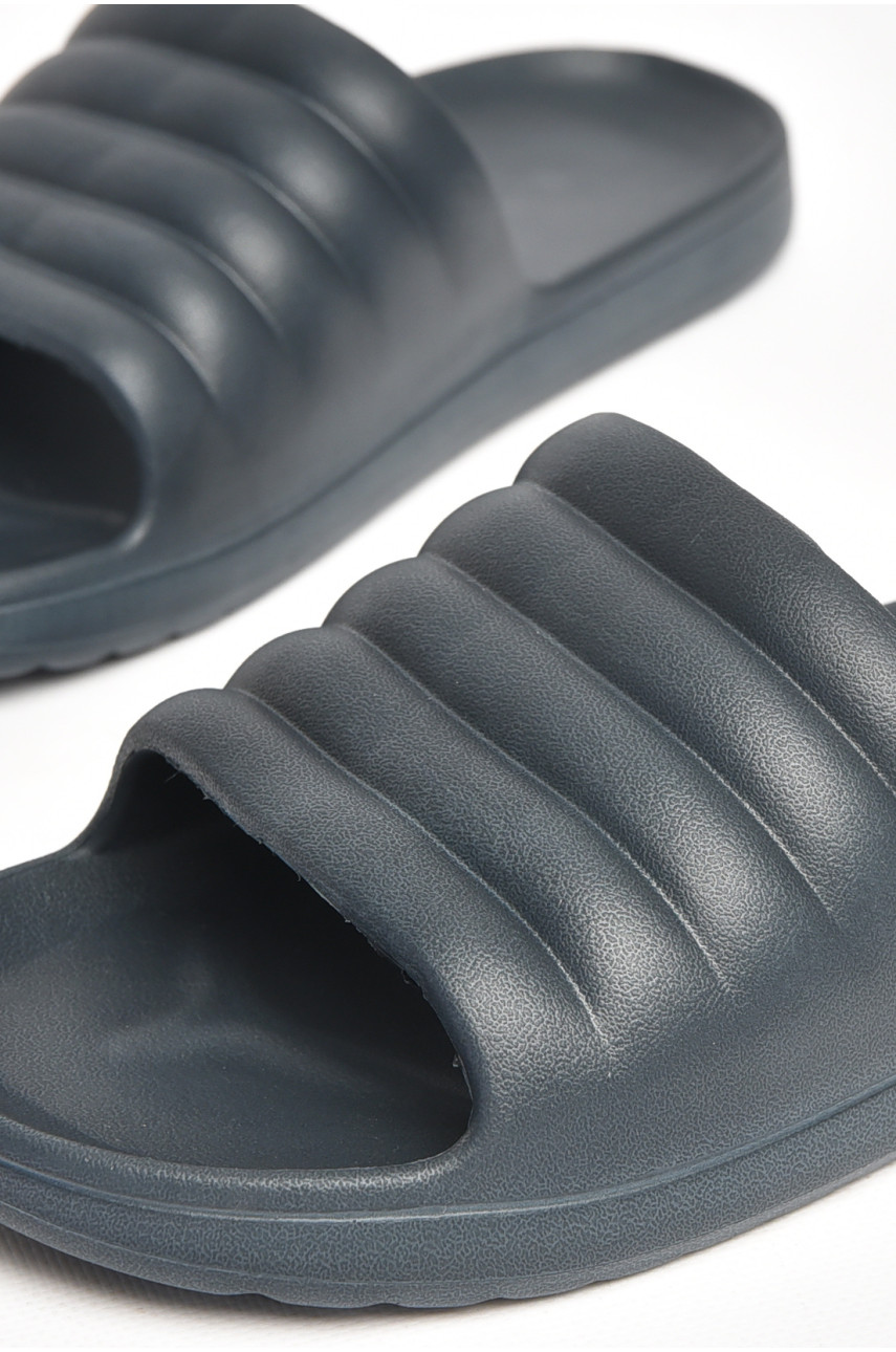 Шлепки пена мужские синего цвета 408 211497 Шлепки пена мужские синего цвета 408 211497