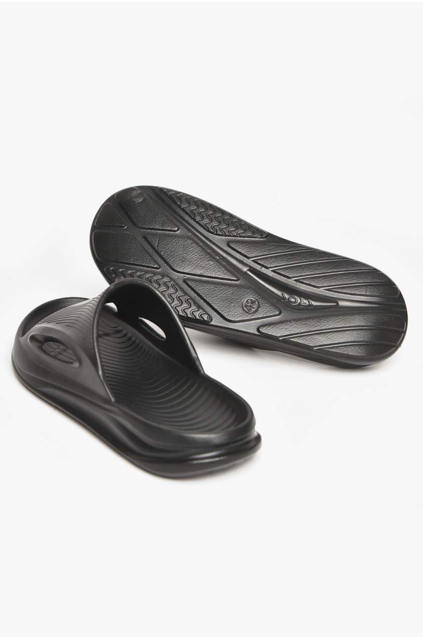Шлепки пена мужские черного цвета C-118 211499