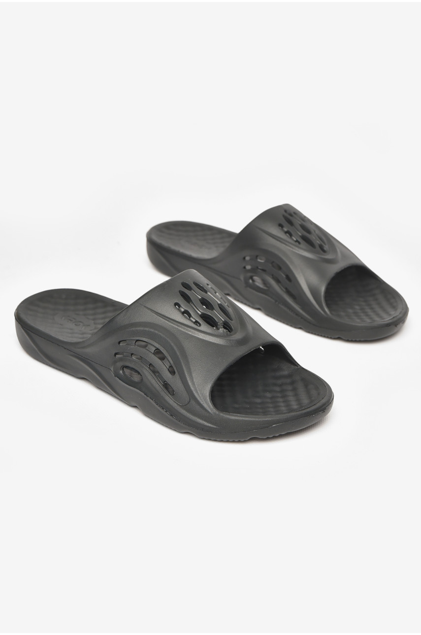 Шльопанці чоловічі піна чорного кольору с73 211527