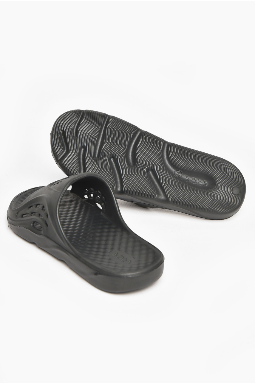 Шльопанці чоловічі піна чорного кольору с73 211527