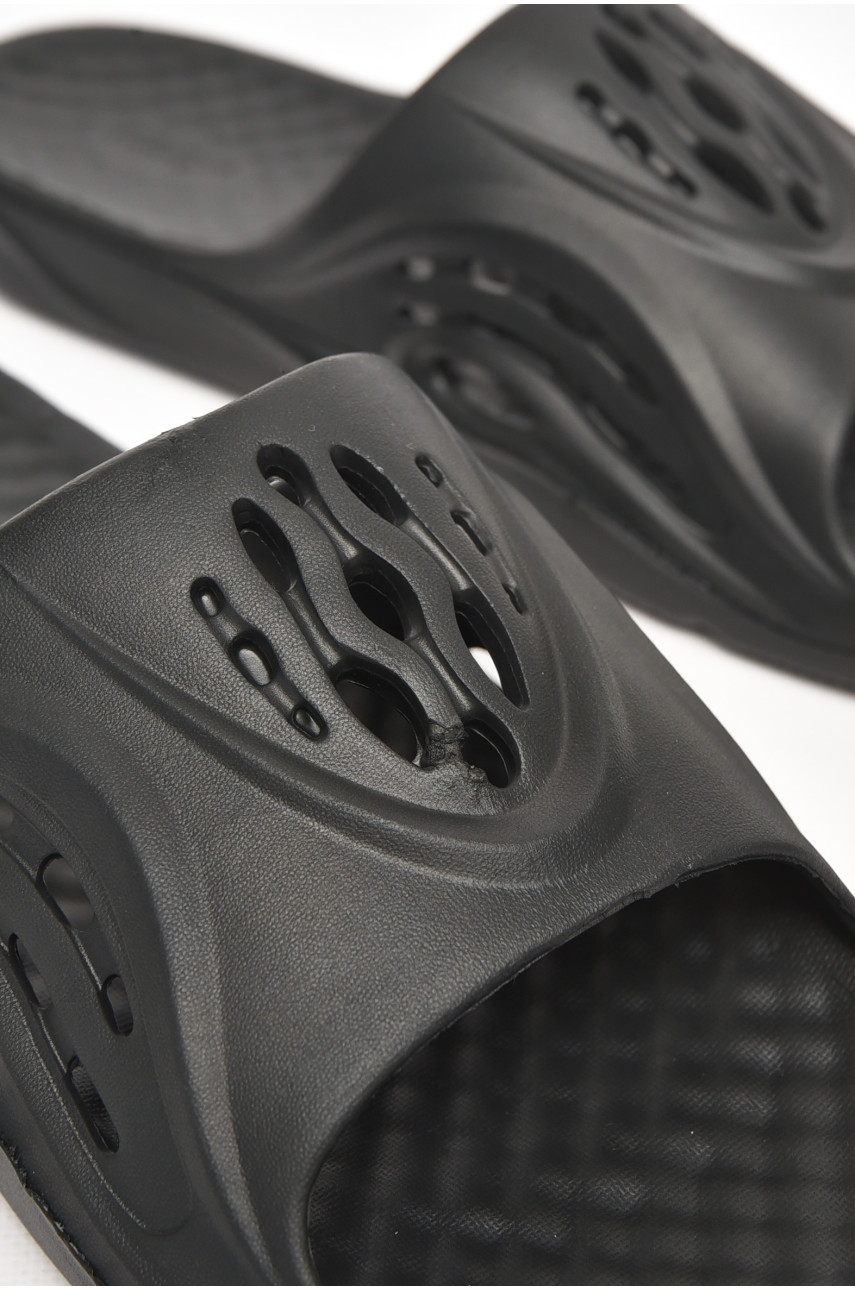 Шлепанцы мужские пена черного цвета с73 211527